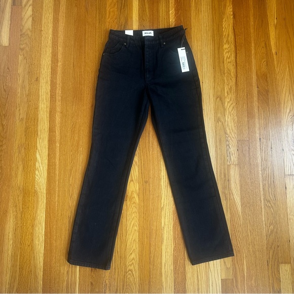 NWT Rolla’s Original High Rise Straight Long Jeans - 27 - Ash Black - Picture 4 of 7
